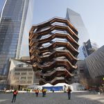 Designed by Thomas Heatherwick and his studio, it's supposed to be a "vertical promenade" (Jake Dobkin / Gothamist)